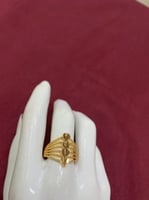 خاتم بديل ذهب نسائي قابل للتوسعه