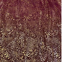 قطعة قطن بنقوش ذهبية