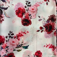 قماش بودرة مطرزه كرستال مترين ونص