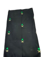 طرحة سيفين ونخلة تطريز خيط ذهبي واخضر