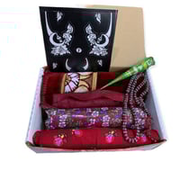 بوكس رمضاني(شرشف وسجادة صلاة- شال شعر - قميص روز -...