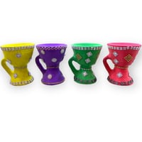 مبخرة طين مزينة بكرستال