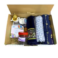 بوكس كسوة رمضان راقي (قطعة قماش-شرشف وسجادة صلاة-...