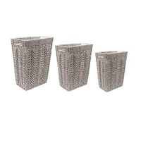 طقم سلات غسيل قماش 3 حبات