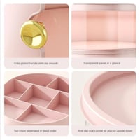 منظم أدوات المكياج 2 دور سحاب