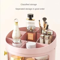 منظم أدوات المكياج 4 دور سحاب