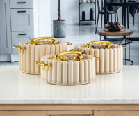 طقم حافظات طعام 3 قطع فاخر