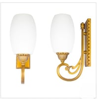 مصباح حائط لغرفة النوم والمجلس من الاستيل المذهب