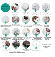 ساعة حائط ذهبية ثلاثية الابعاد بدون اطار يمكنك ترك...