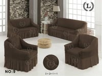 تلبيسة كنب مطاطي 4 قطع عدة الوان