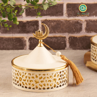 صينية تقديم بغطاء للضيافة