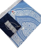 سجادة صلاه مع شرشف مع مسبحة