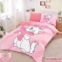 مفرش اطفال 4 قطع زهري