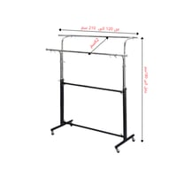 علاقة عبايات وملابس جهتين كروم واسود