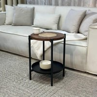 طاوولة خدمة مفرد خشب