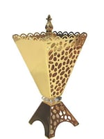 مبخرة ذهبية معدنية 28سم