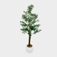 شجرة زيتون زينة يمركن كبير طول 180 سم