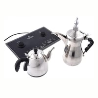 دلة الخليج طقم استيل لصنع القهوة العربية والشاي بس...