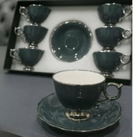 طقم شاي فاخر بتصميم أنيق 12 قطعة