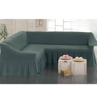 غطاء اريكة قابل للتمدد على شكل حرف L