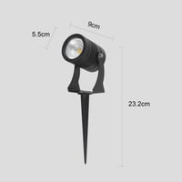 كشاف حديقة غرس متحرك لون الانارة