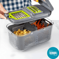 قطاعة الطعام والخضروات اليدوية 22 قطعة