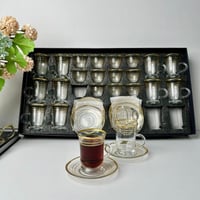 طقم فناجين وبيالات 36 قطعة