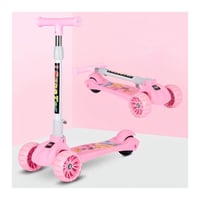 سكوتر أطفال بلون زهري جذاب