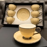 طقم شاي فاخر بتصميم أنيق 12 قطعة