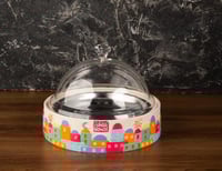 صحن تقديم رمضاني عبارة ( رمضان يجمعنا)