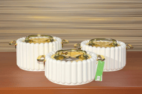 طقم حافظات طعام 3 قطع فاخر