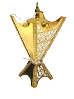 مبخرة ذهبية معدنية 28سم