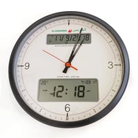 ساعة حائط الحرمين بتوقيت مزدوج