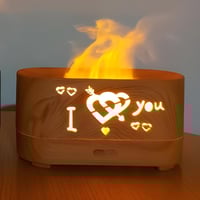 فواحة وملطف جو بإضاءة متعددة ابيض وعودي