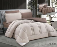 مفرش نفرين 6 قطع سادة مكرو