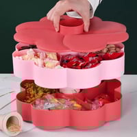 صندوق على شكل زهرة لتقديم الحلويات والمكسرات