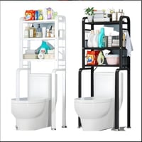 رف تنظيم المرحاض قابل للطي حديد سميك وقوي