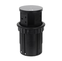 4 أفياش ثلاثي أبيض مع يواس بي + تايب سي + شاحن لاس...