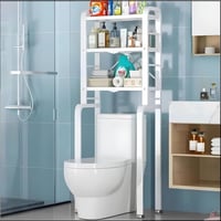 رف تنظيم المرحاض قابل للطي حديد سميك وقوي