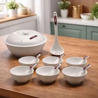 طقم شوربة ميلامين 15 قطعة