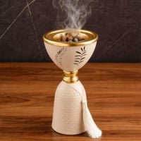 مبخرة استيل لون بيج تصميم مميز وعصري