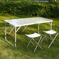طاولة نزهة قابلة للطي مع 4 كراسي