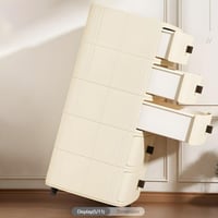 وحدة أدراج تخزين بلاستيكية 4 ادراج بيج