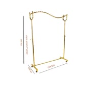 علاقة ملابس وعبايات تايواني قوية قابلة للتعديل ذهب...