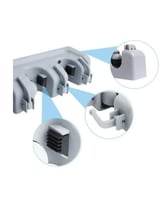 حامل للممسحة والمكنسة مثبت على الجدار