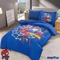 مفرش اطفال 4 قطع رسمة سبايدرمان