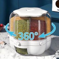 موزع تخزين الحبوب القابل للدوران