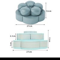 بوكس تقديم الحلويات والمكسرات دورين متعدد الالوان