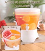 موزع المشروبات قابل للدوران ثلاثي