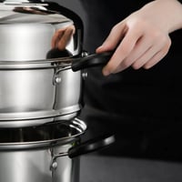 قدر بخار من الفولاذ المقاوم للصدأ